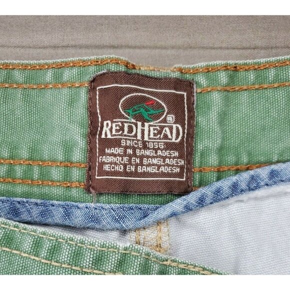 Rare Mint Condition Red Head Green Men’s Zip-Up Jeans Size 31x30.5 – Stylish - Picture 8 of 12